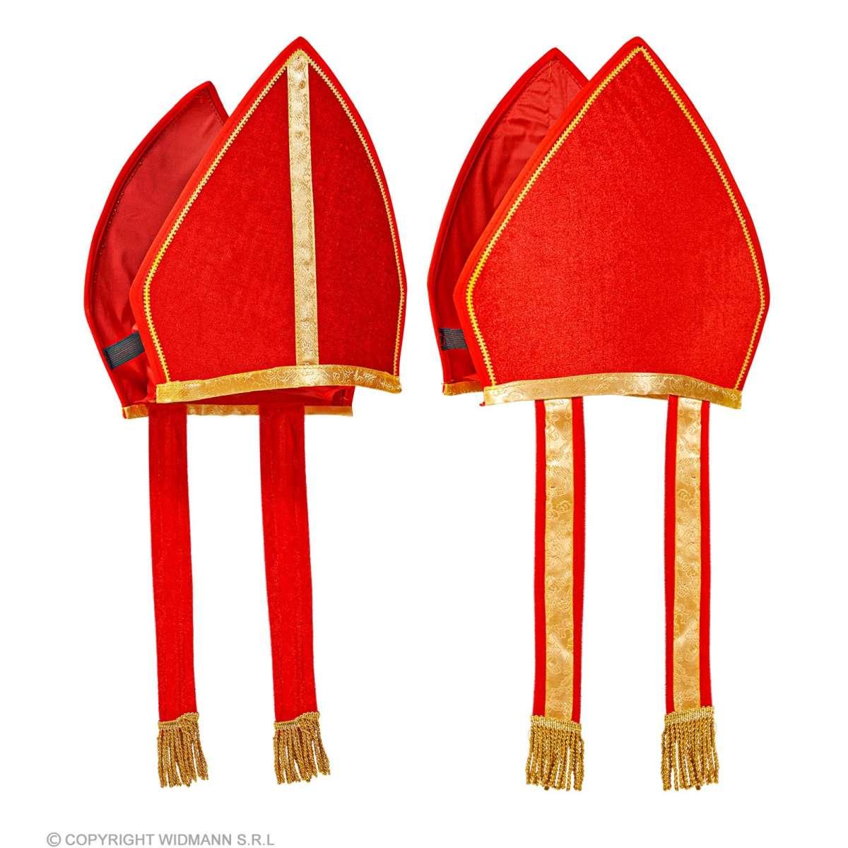 Cappello papale mitra rosso