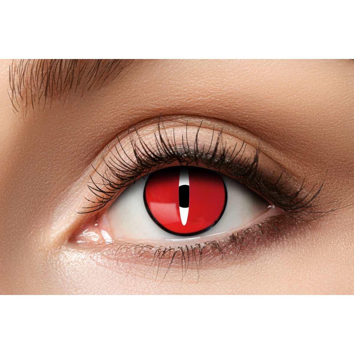 Lenti contatto trimestrali red reptile modello a