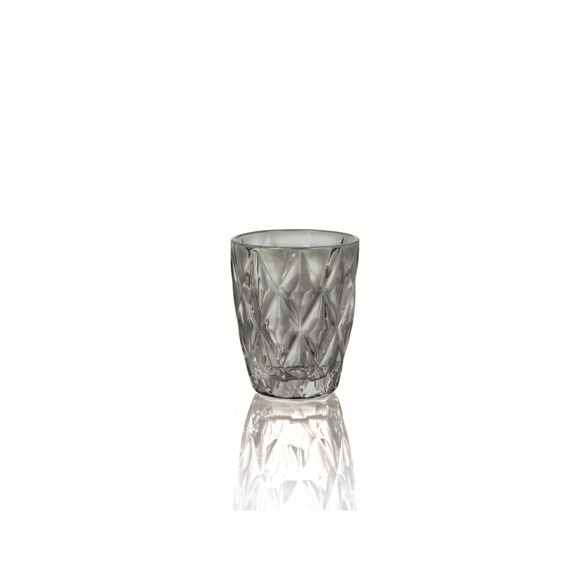 Bicchiere Vetro Singolo Acqua Loira Grigio ml.250 | Allreds