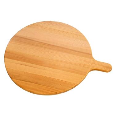 Tagliere Legno Betulla con Manico cm.Ø30x38 | Casa Conte