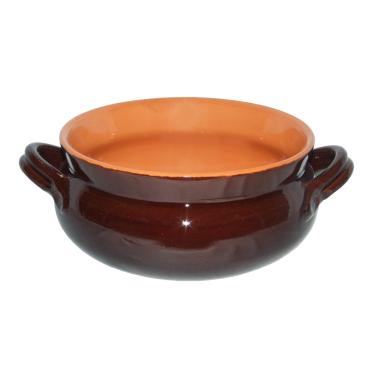 Casseruola Umidiera Terracotta cm.Ø16 Valdensa con Manici | Valdelsa