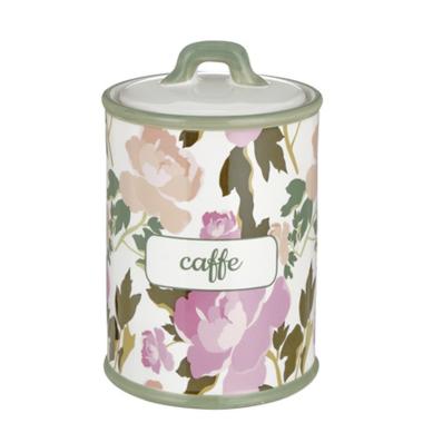 Barattolo Ceramica Stoneware Rose Caffè cm.h16 | Montemaggi