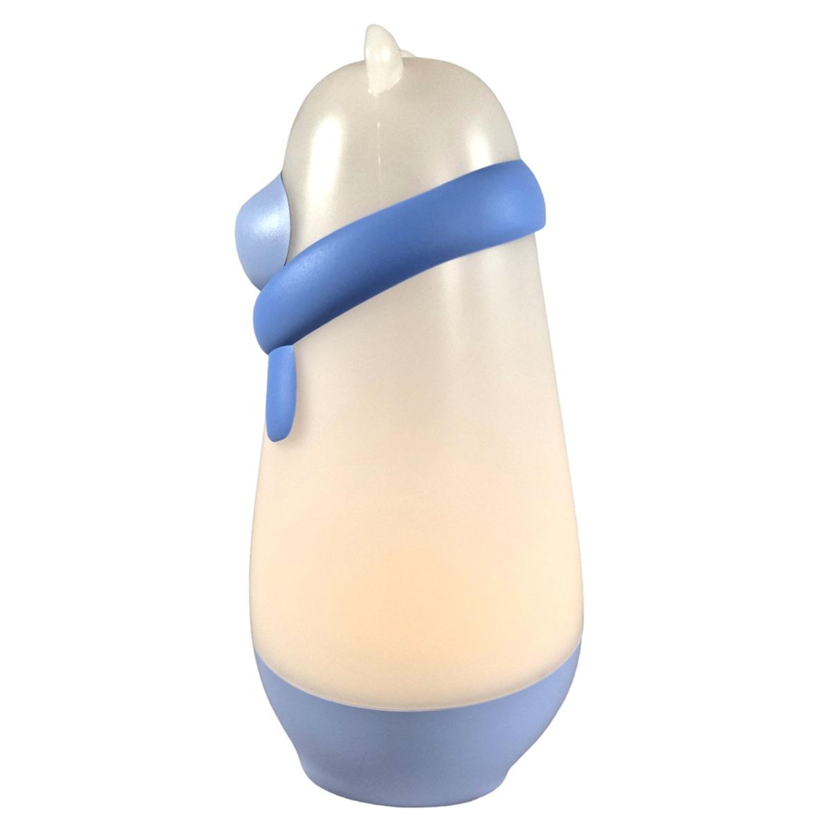 Lampada tavolo led abs orsetto yoghi azzurro cavo usb 20 cm
