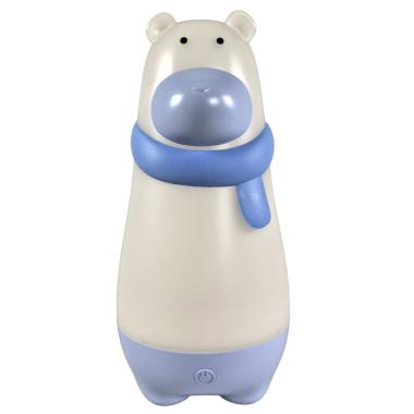 Lampada tavolo led abs orsetto yoghi azzurro cavo usb 20 cm