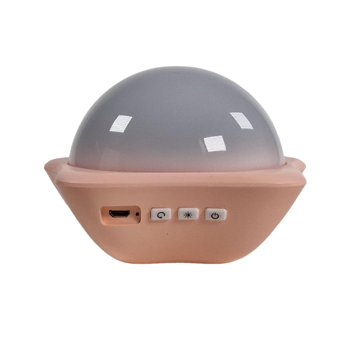 Luci proiettore led interno 7 filtri mini cavetto usb 16 x 9 cm