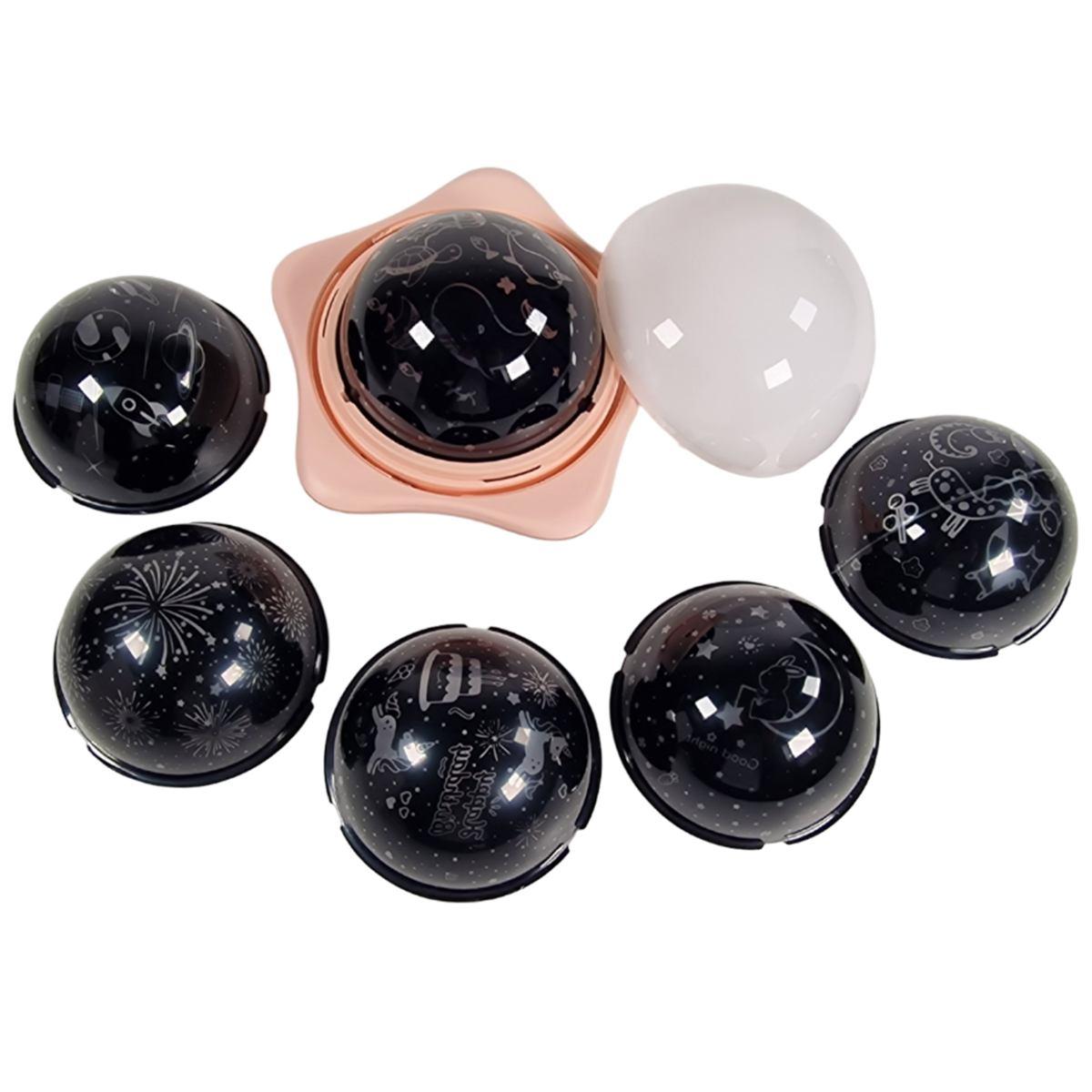 Luci proiettore led interno 7 filtri mini cavetto usb 16 x 9 cm