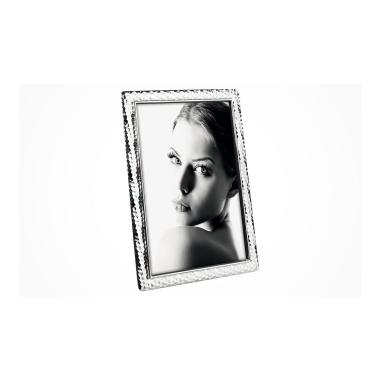 Cornice metallo argento 13 x 18 cm