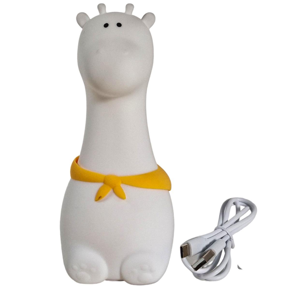 Lampada tavolo led abs giraffa cavo usb 20 cm