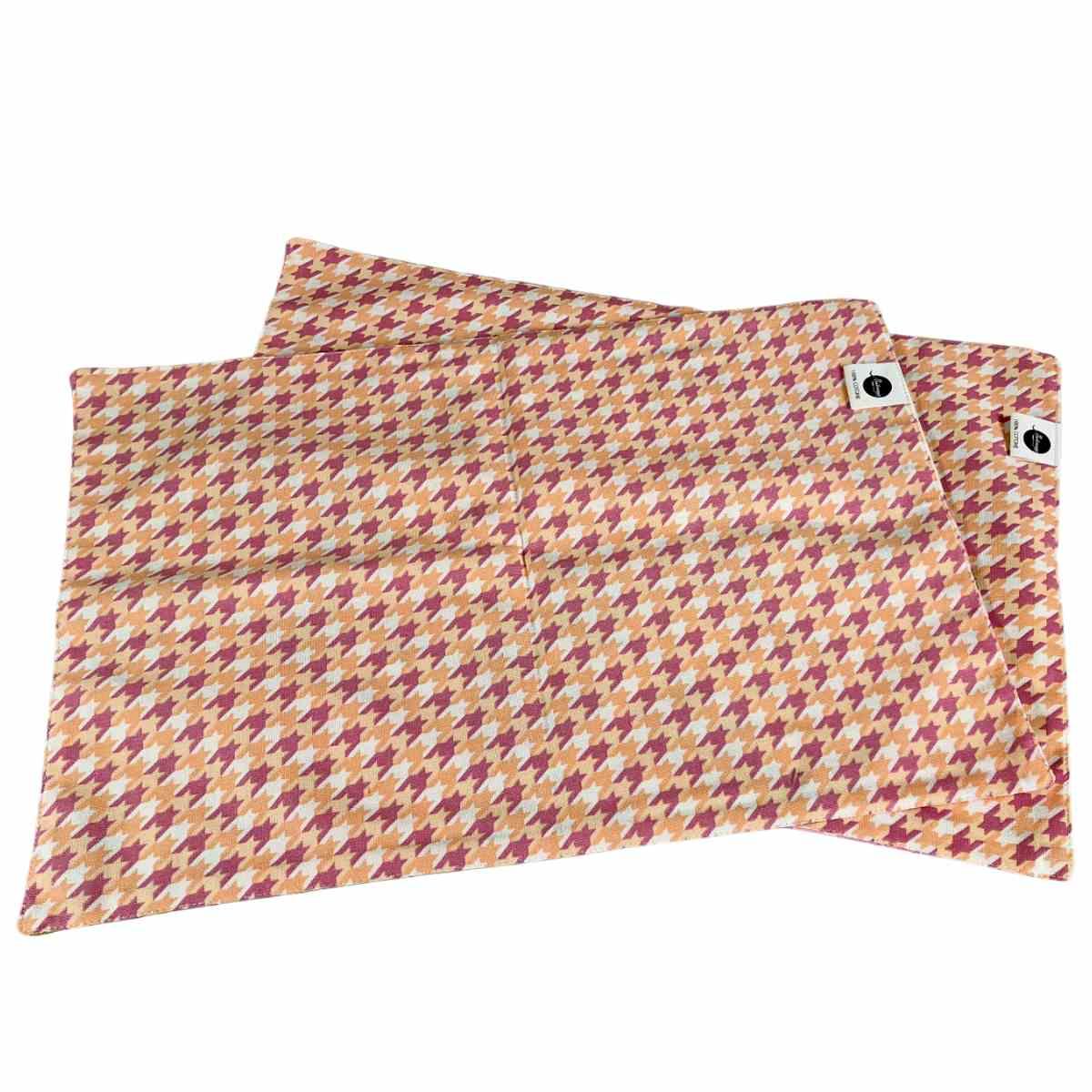 Tovaglietta americana cotone rose Set 2 pz