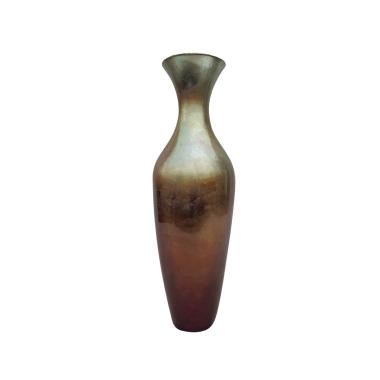 Vaso ceramica argento bronzo