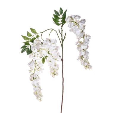 Fiore glicine bianco x3 103 cm