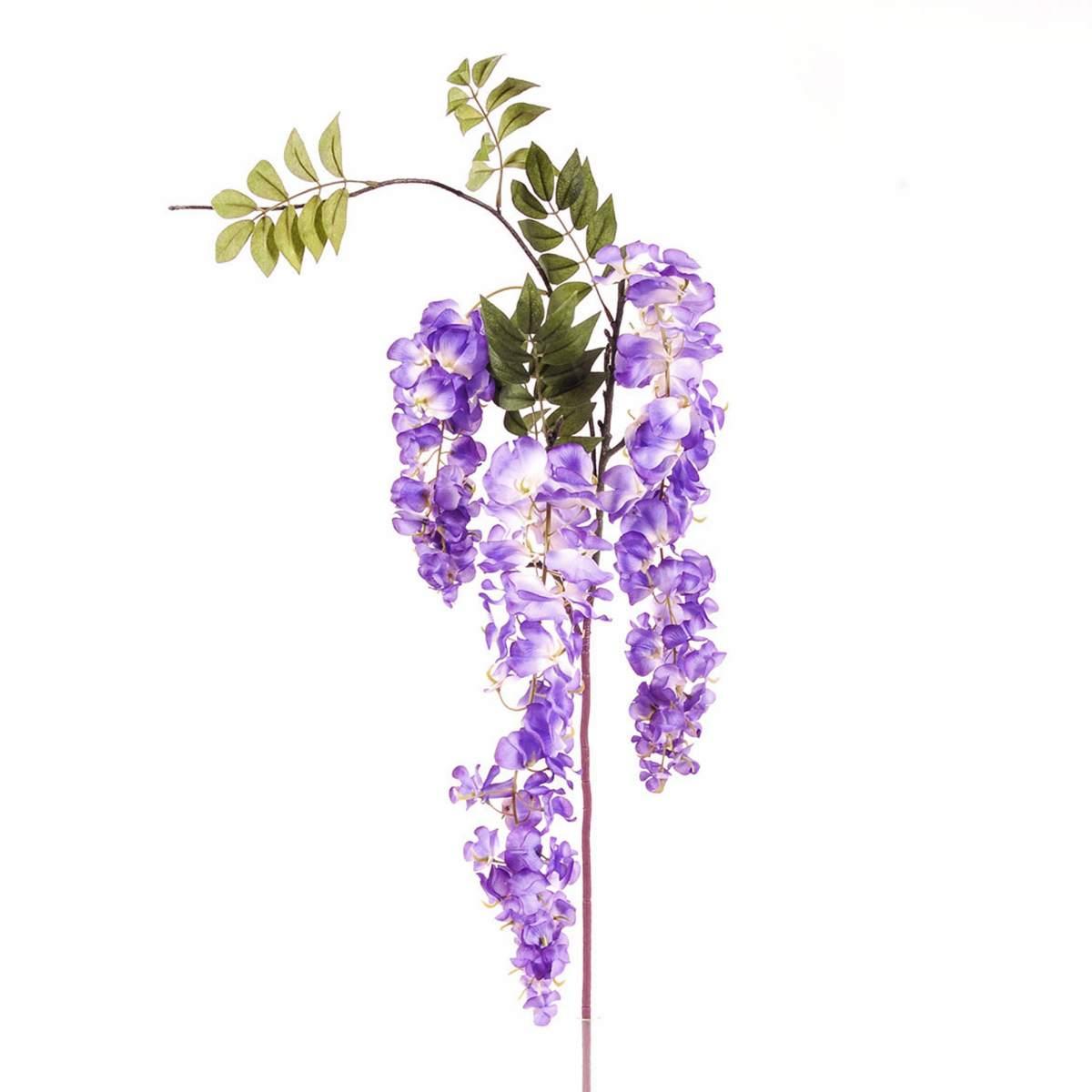 Fiore glicine viola x3 103 cm
