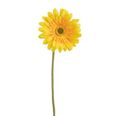Fiore gerbera giallo 62 cm