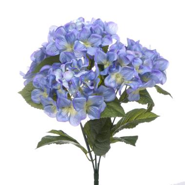 Fiore ortensia viola x5 47 cm