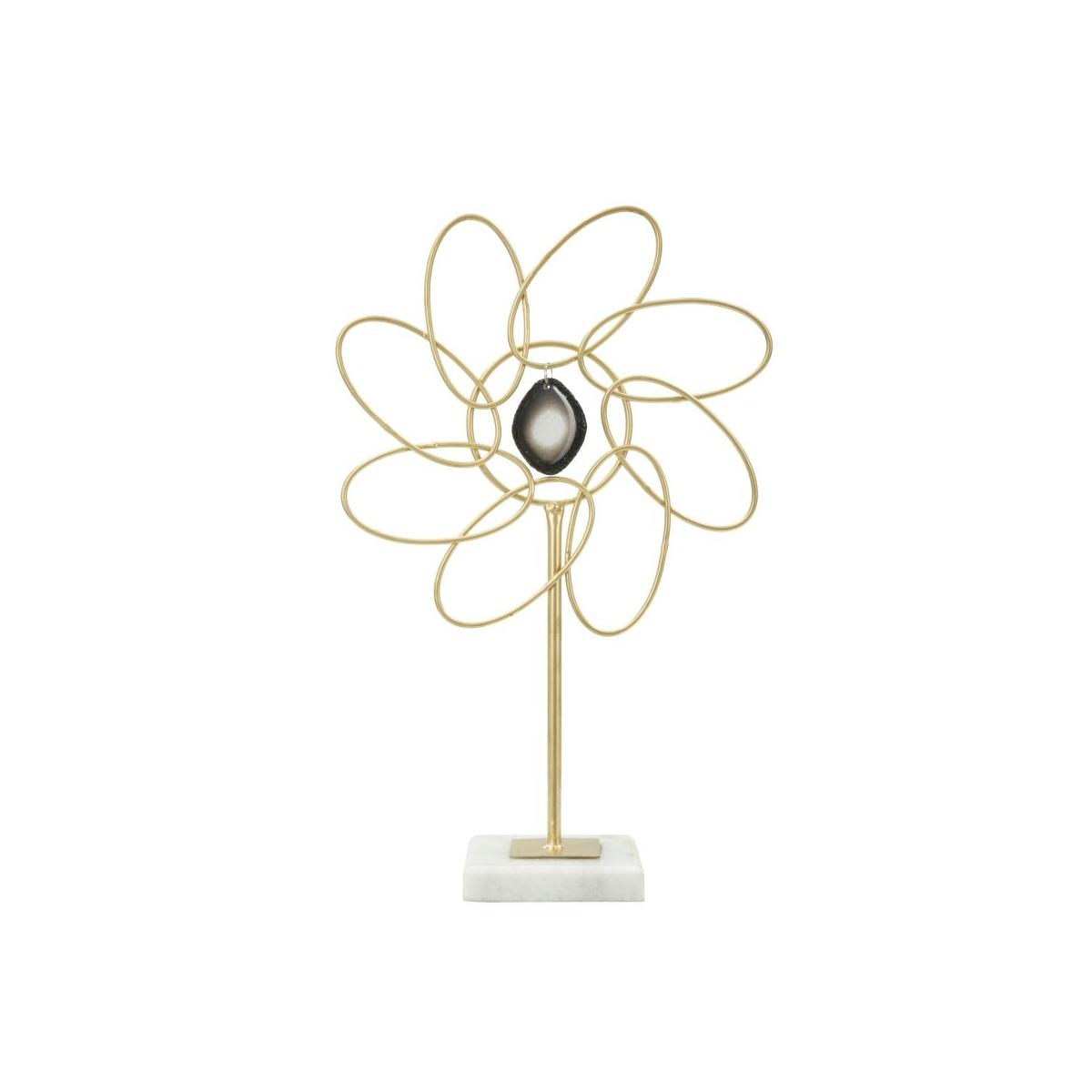 Decorazione glam daisy 24 x 10 x 37,5 cm