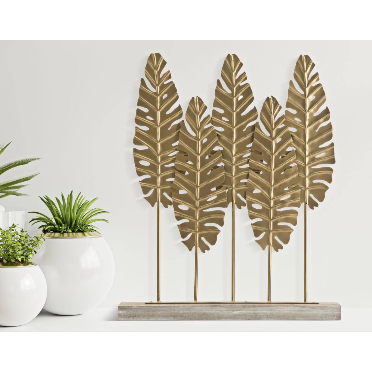 Scultura long leaf 47 x 10 x 57,5 cm