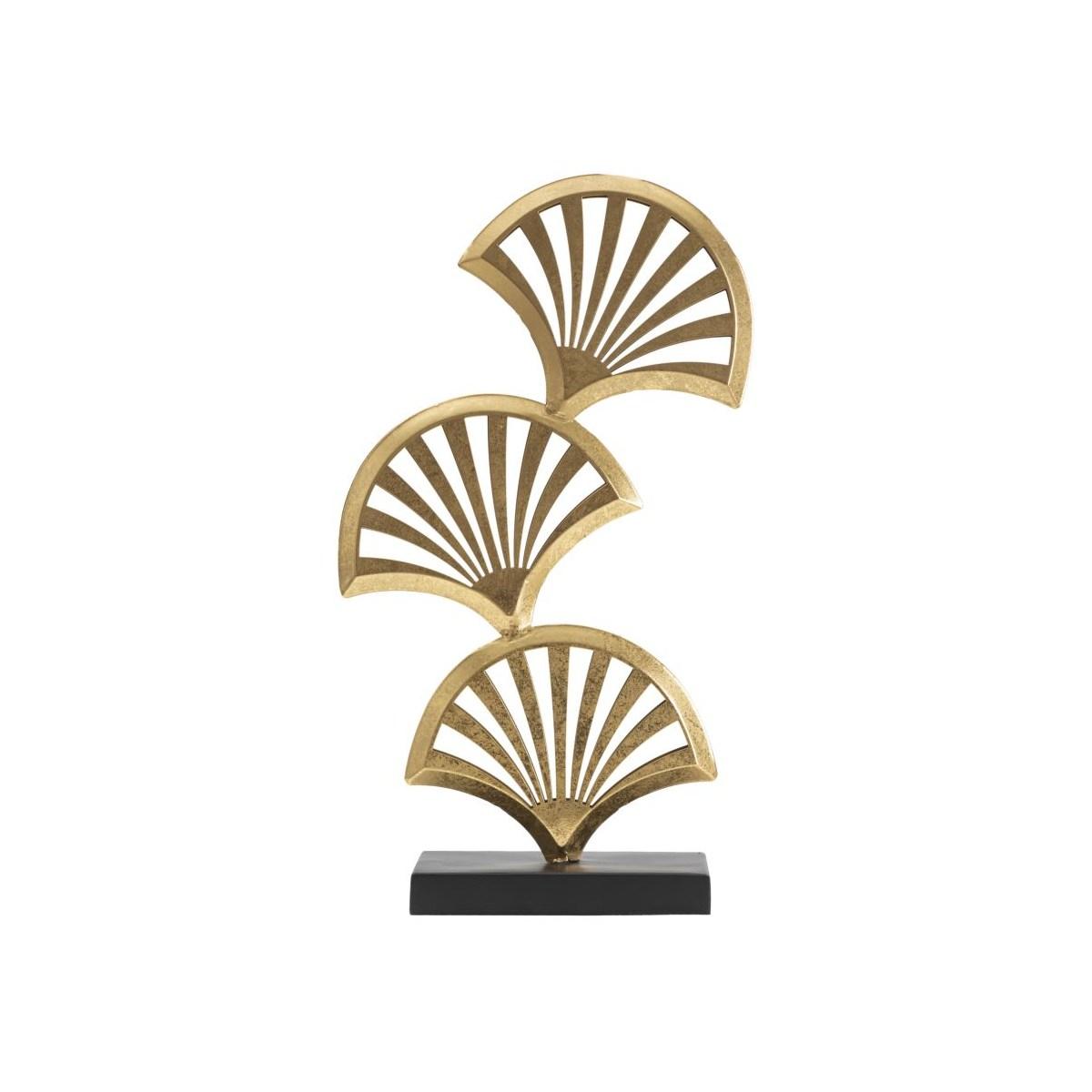 Scultura foglia triply 23,5 x 10 x 44 cm