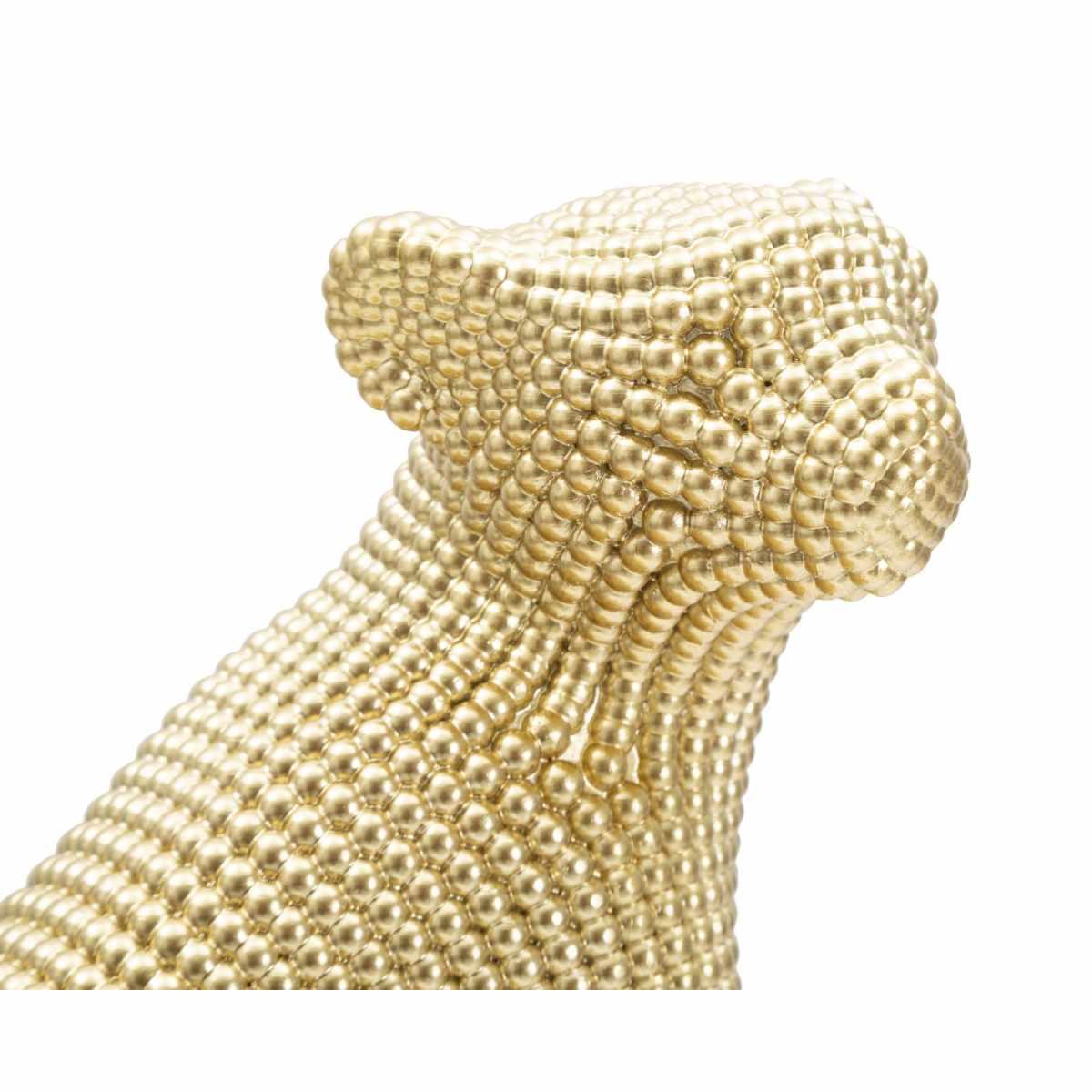 Scultura leopardo gold 23 x 15,5 x 29 cm
