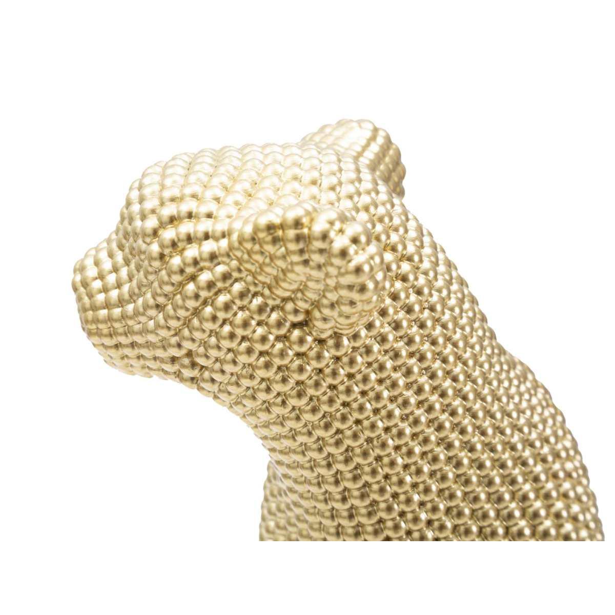 Scultura leopardo gold 23 x 15,5 x 29 cm