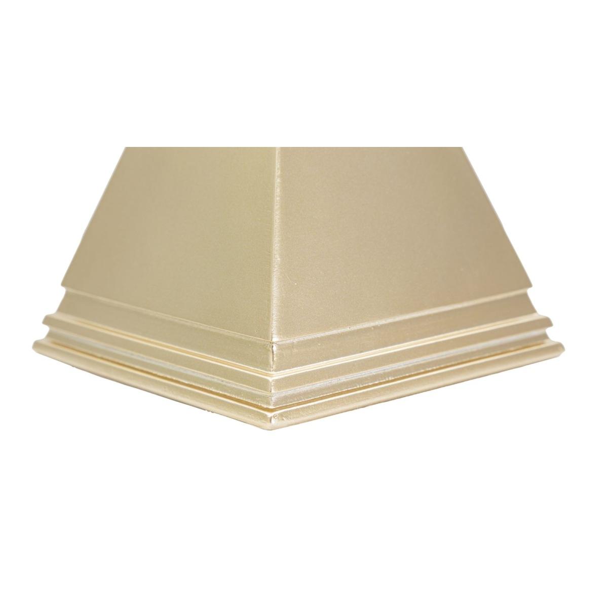 Piramide gold 11,5 x 11,5 x 15,5 cm