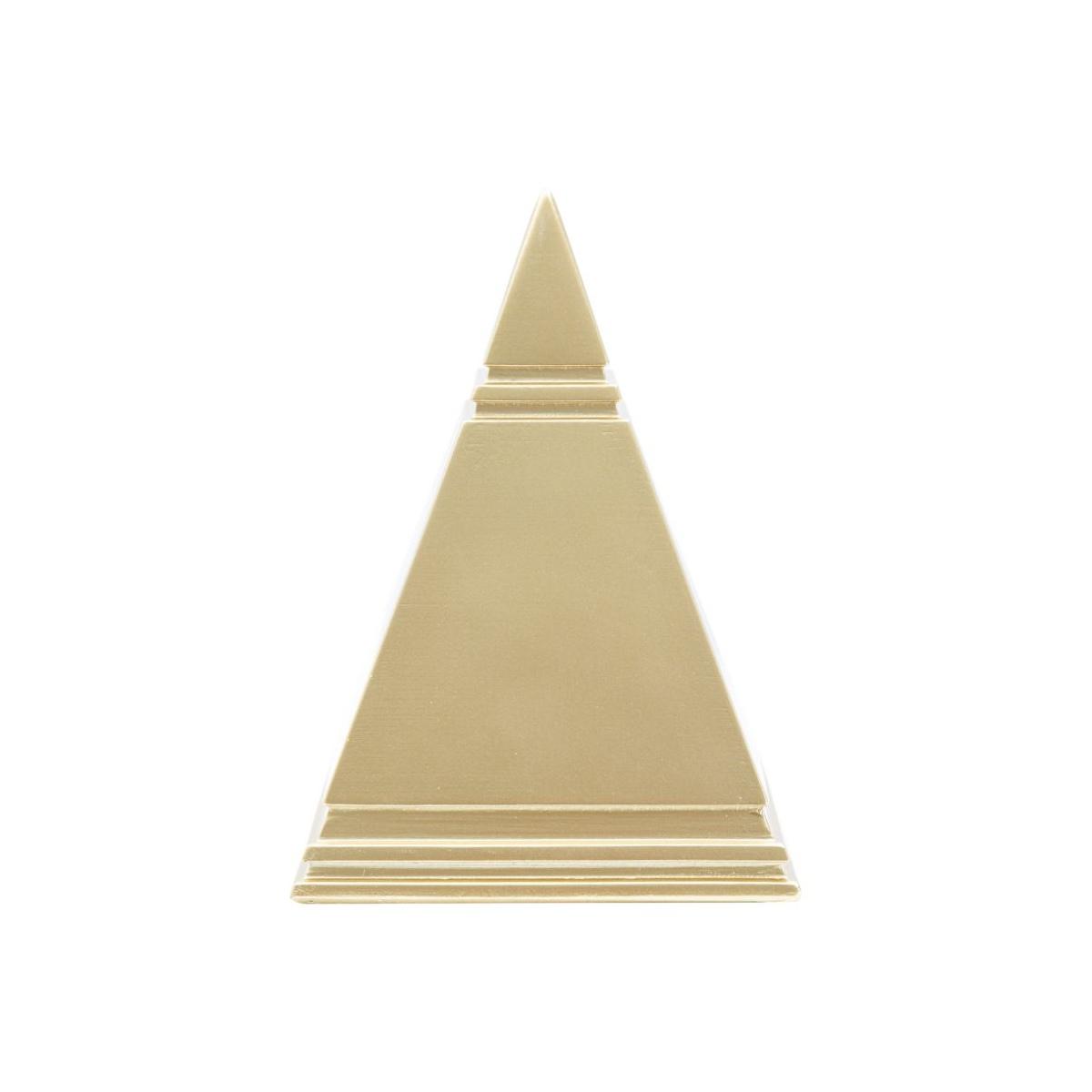 Piramide gold 11,5 x 11,5 x 15,5 cm