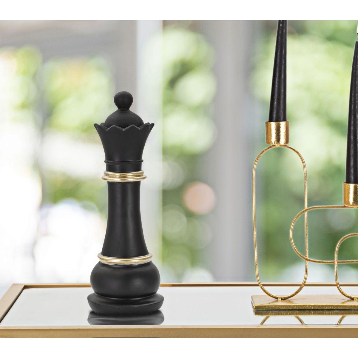 Scacchi regina nera oro