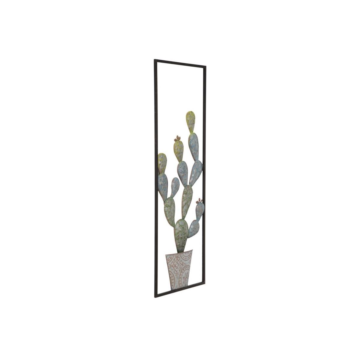 Quadro pannello in ferro cactus frame mod 31 x 2,5 x 90 cm