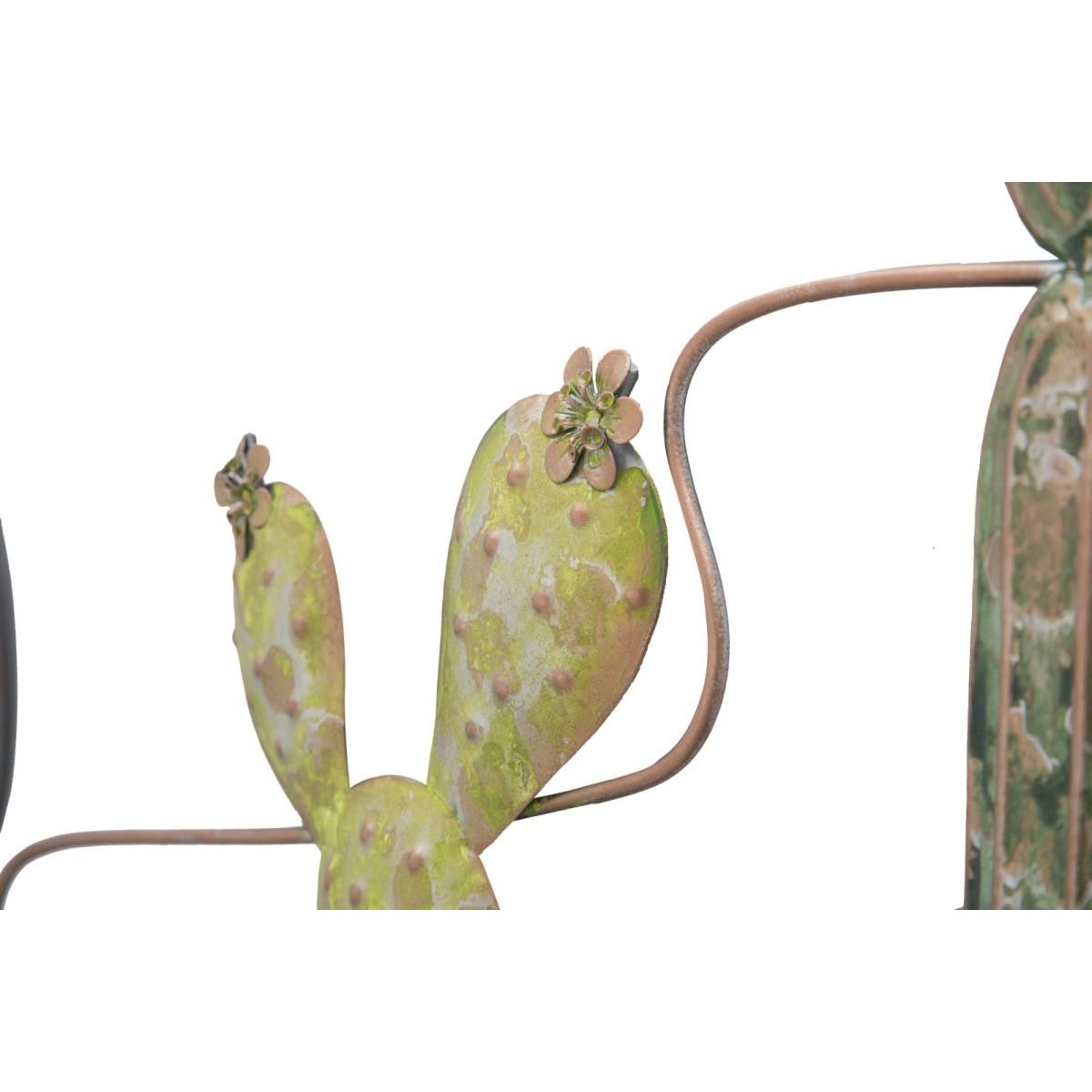 Quadro pannello in ferro cactus mod 90 x 2,5 x 64 cm