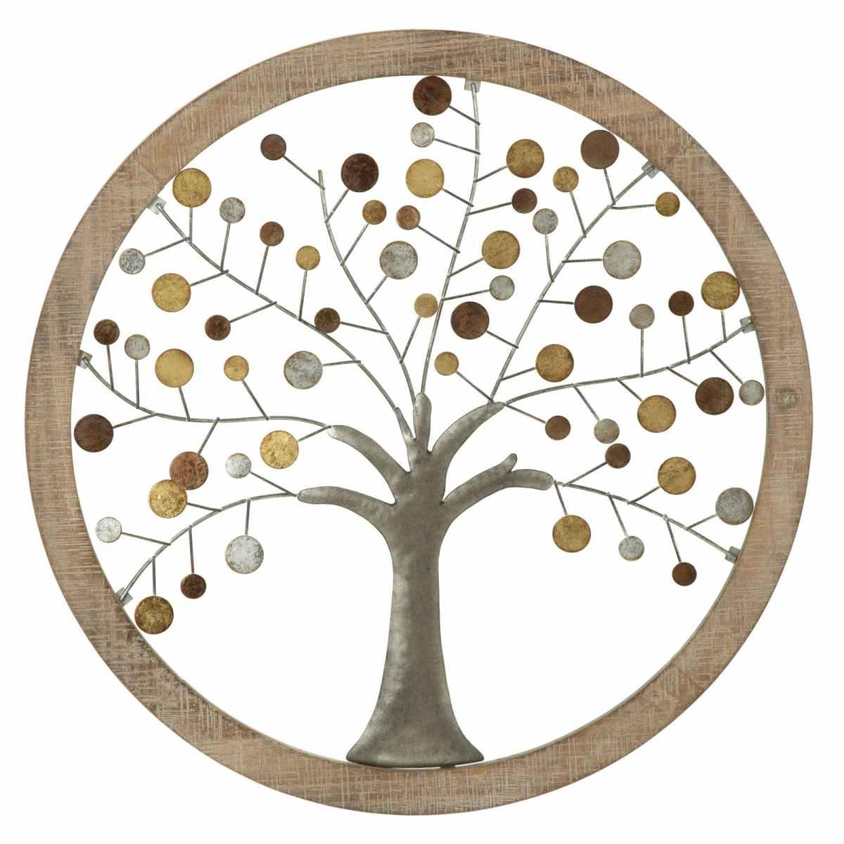 Quadro pannello da muro albero della vita mirror