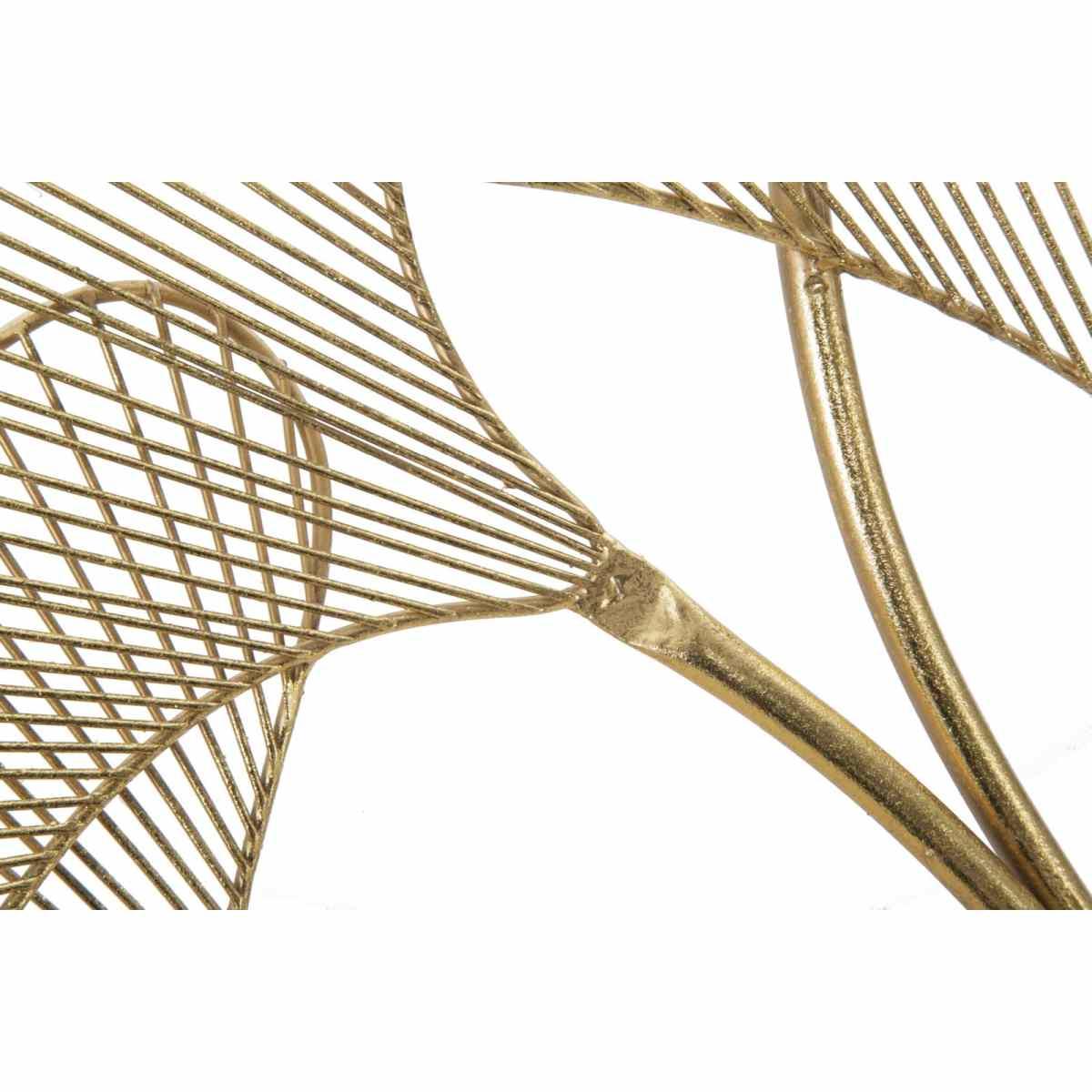 Quadro pannello in ferro glam leaf 79 x 5 x 68 cm