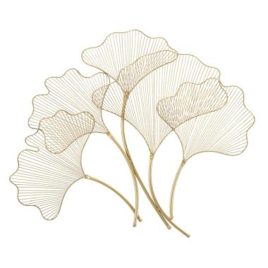 Quadro pannello in ferro glam leaf 79 x 5 x 68 cm
