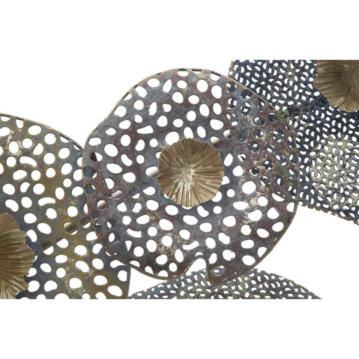 Quadro pannello in ferro holes 119 x 7 x 59,5 cm