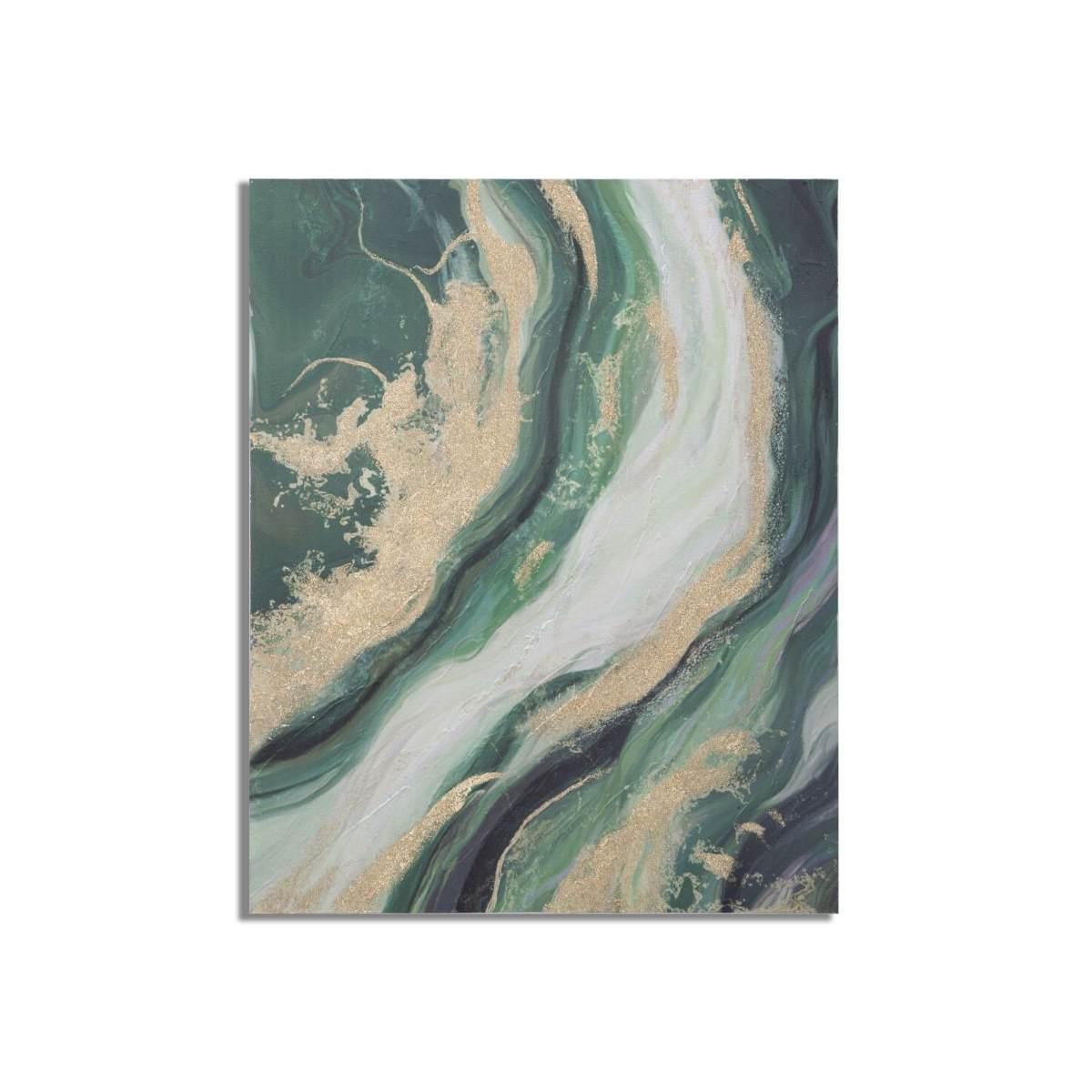 Quadro dipinto tela greenery 80 x 2,8 x 100 cm