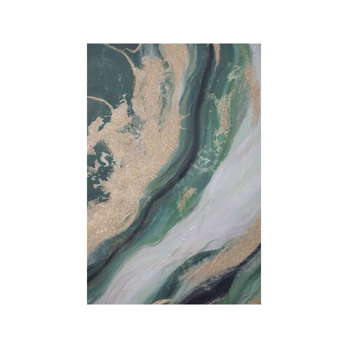 Quadro dipinto tela greenery 80 x 2,8 x 100 cm