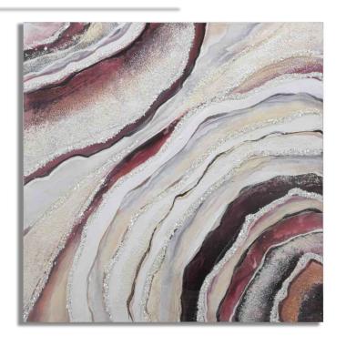 Quadro dipinto tela redy 80 x 2,8 x 80 cm