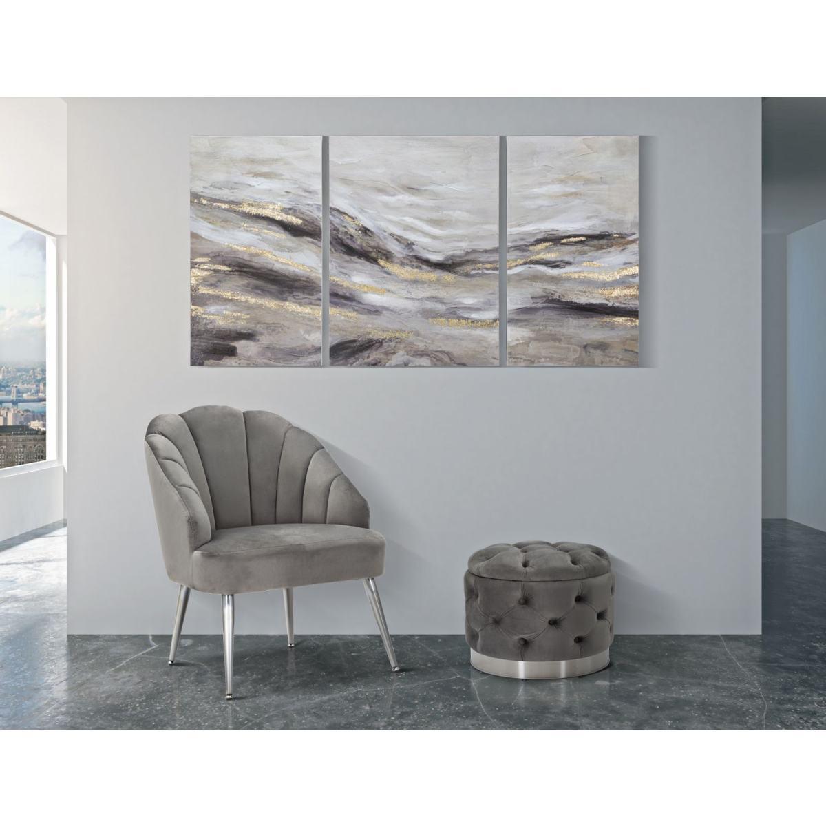 Quadro dipinto tela monty Set 3 pz