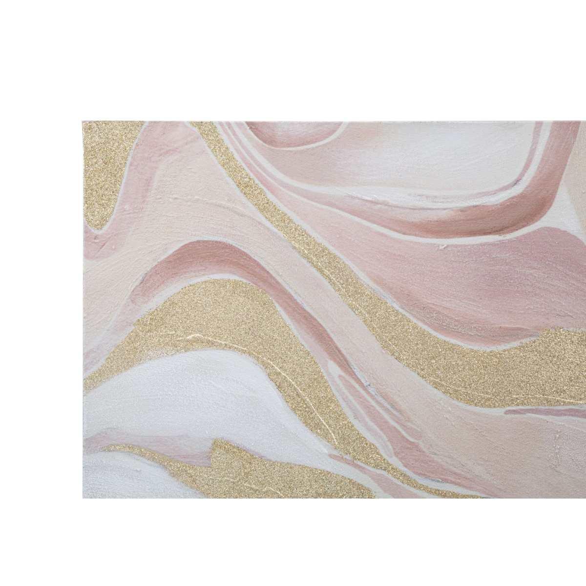 Quadro dipinto tela pinkly 80 x 2,8 x 80 cm