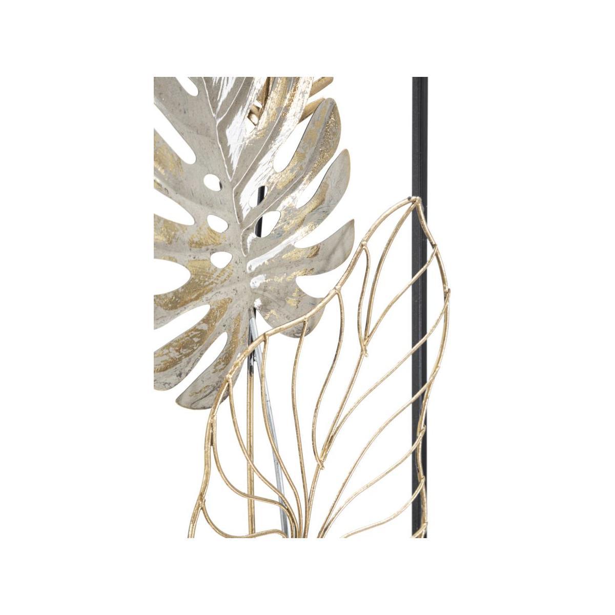 Quadro pannello in ferro palm mod 28,5 x 3 x 74 cm