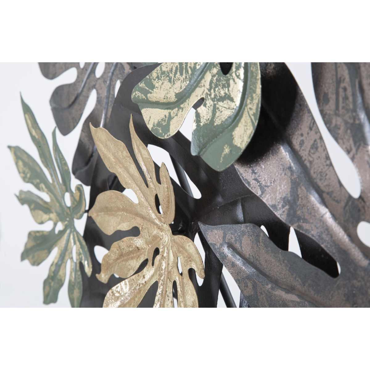 Quadro pannello in ferro antique leaf 133 x 10 x 67 cm