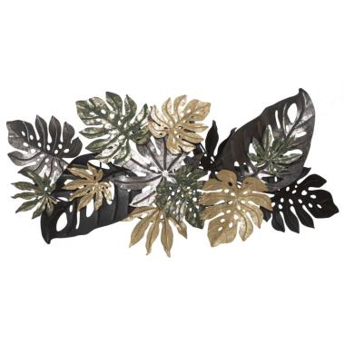 Quadro pannello in ferro antique leaf 133 x 10 x 67 cm