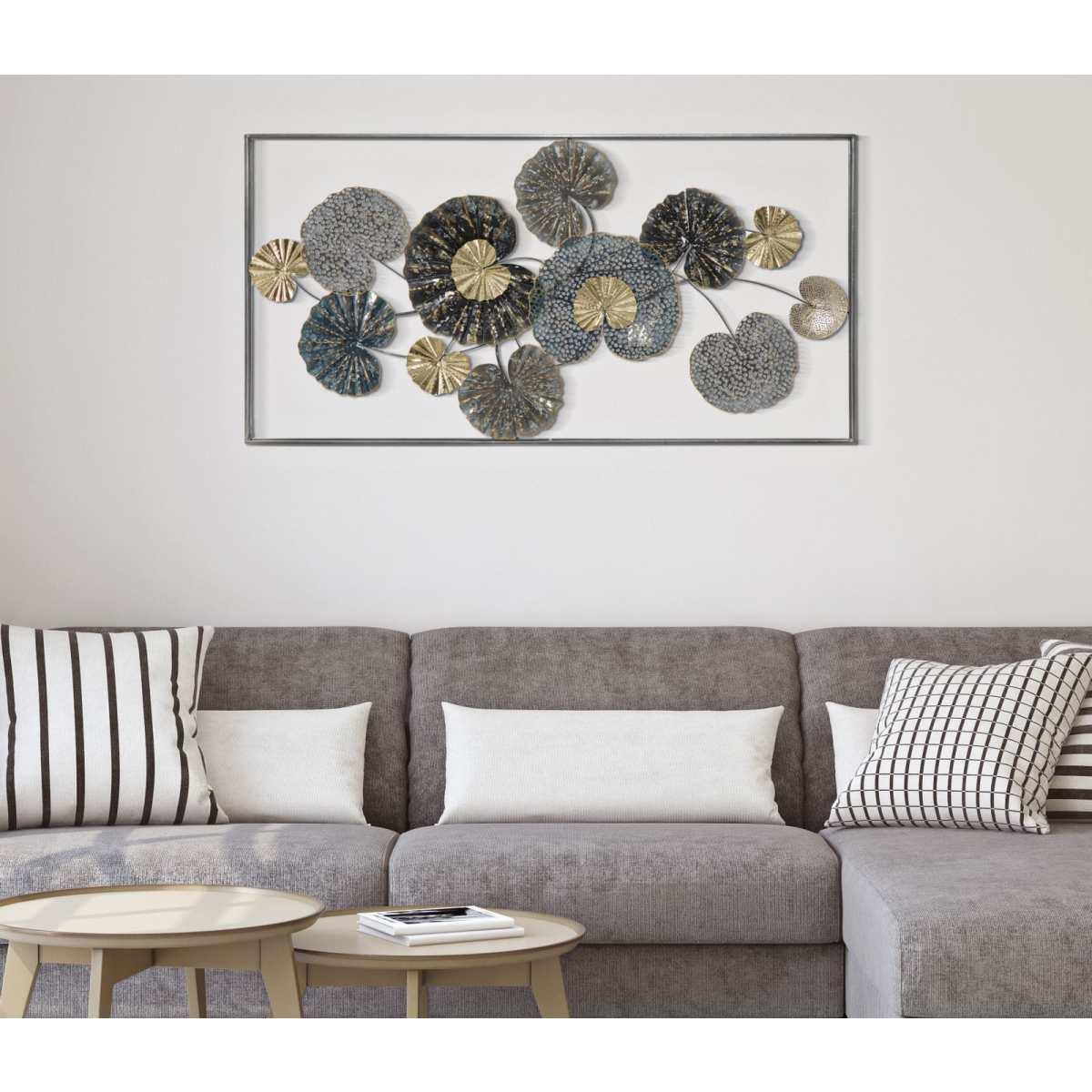 Quadro pannello in ferro frame 134,5 x 8 x 68,5 cm