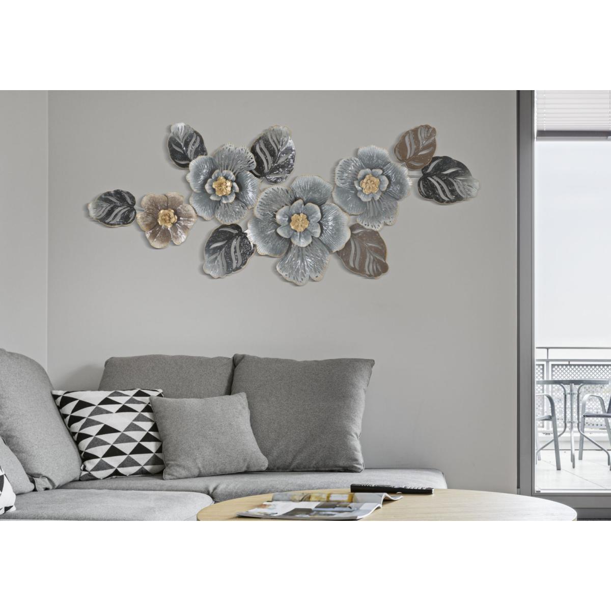 Quadro pannello in ferro greys modello a 157,5 x 9 x 66,5 cm