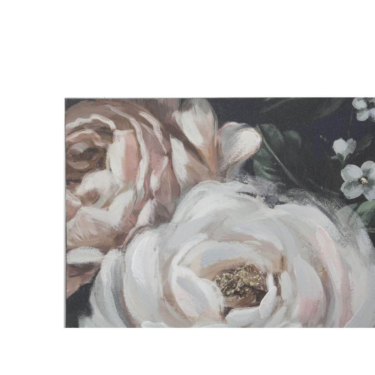 Quadro dipinto tela red flowy mod 120 x 3,7 x 60 cm