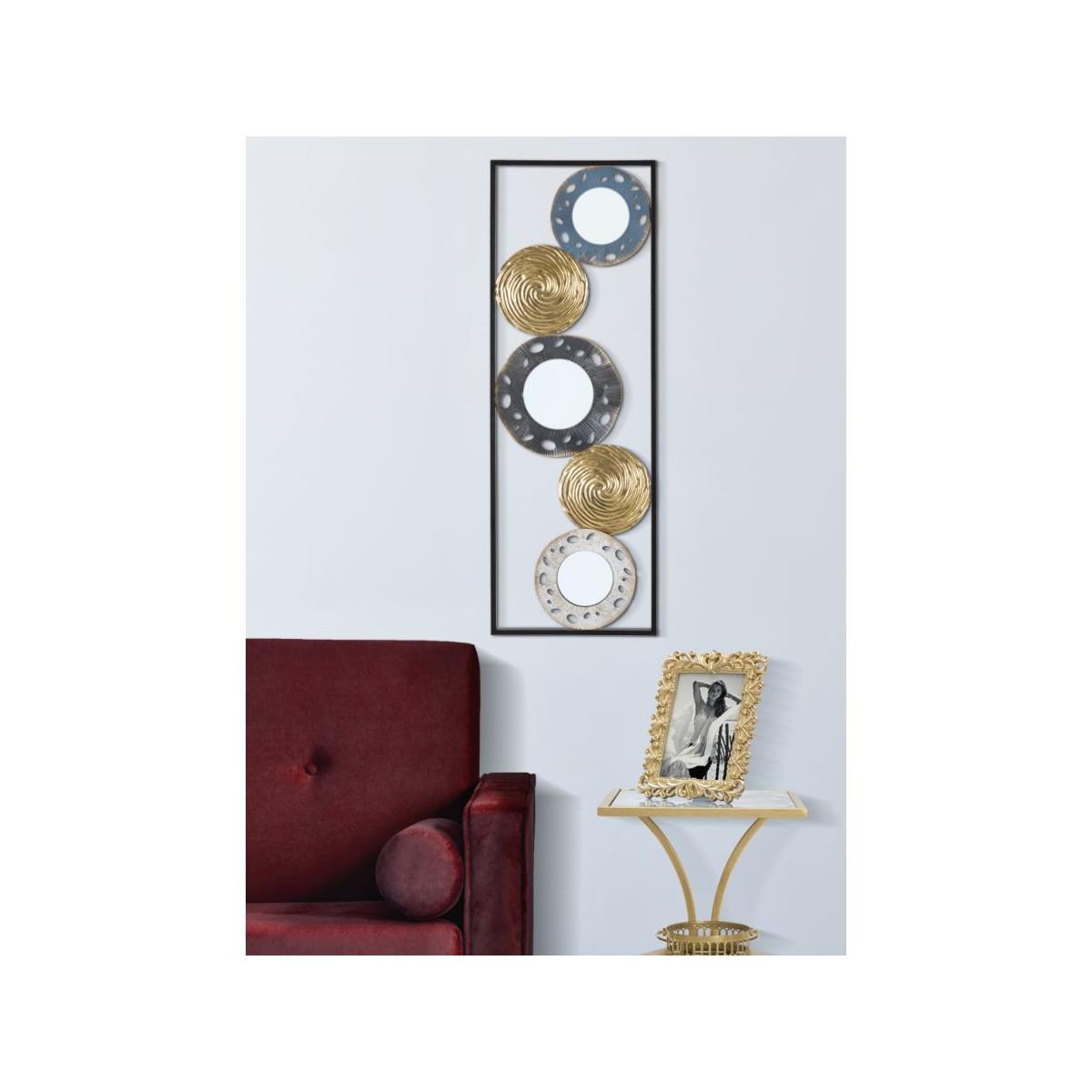 Quadro pannello in ferro gloty ret mod 31 x 3 x 90 cm