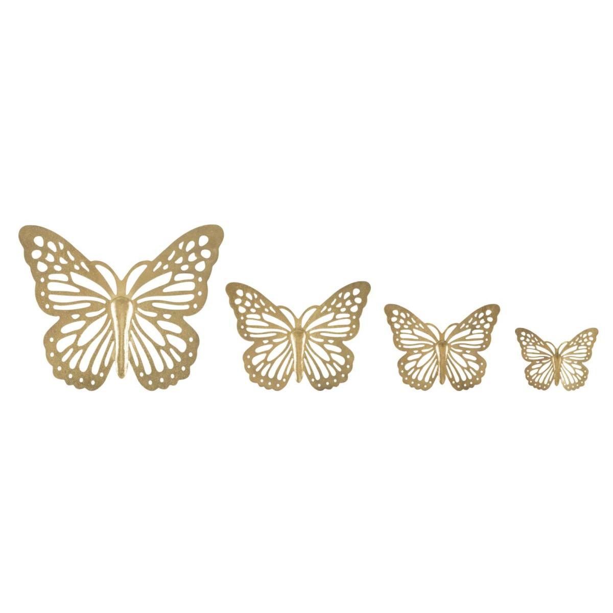 Farfalle da muro Set 4 pz