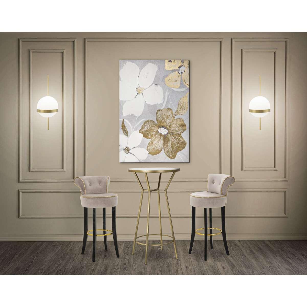 Quadro stampa dipinta flowery 80 x 3 x 120 cm