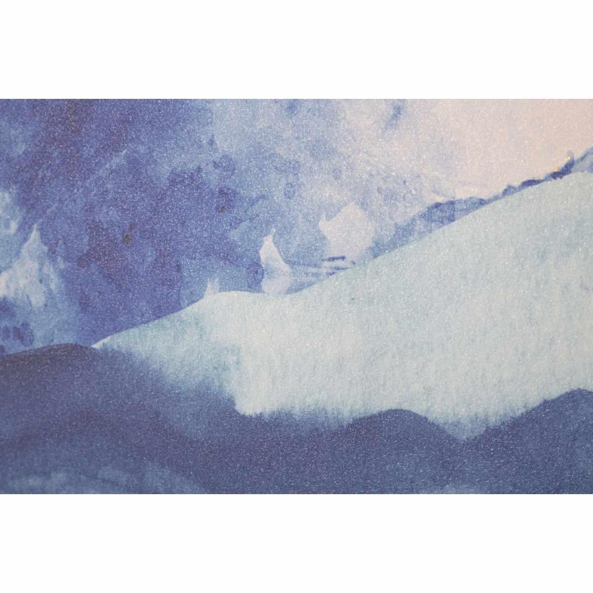 Quadro stampa dipinta mountain 80 x 3 x 120 cm