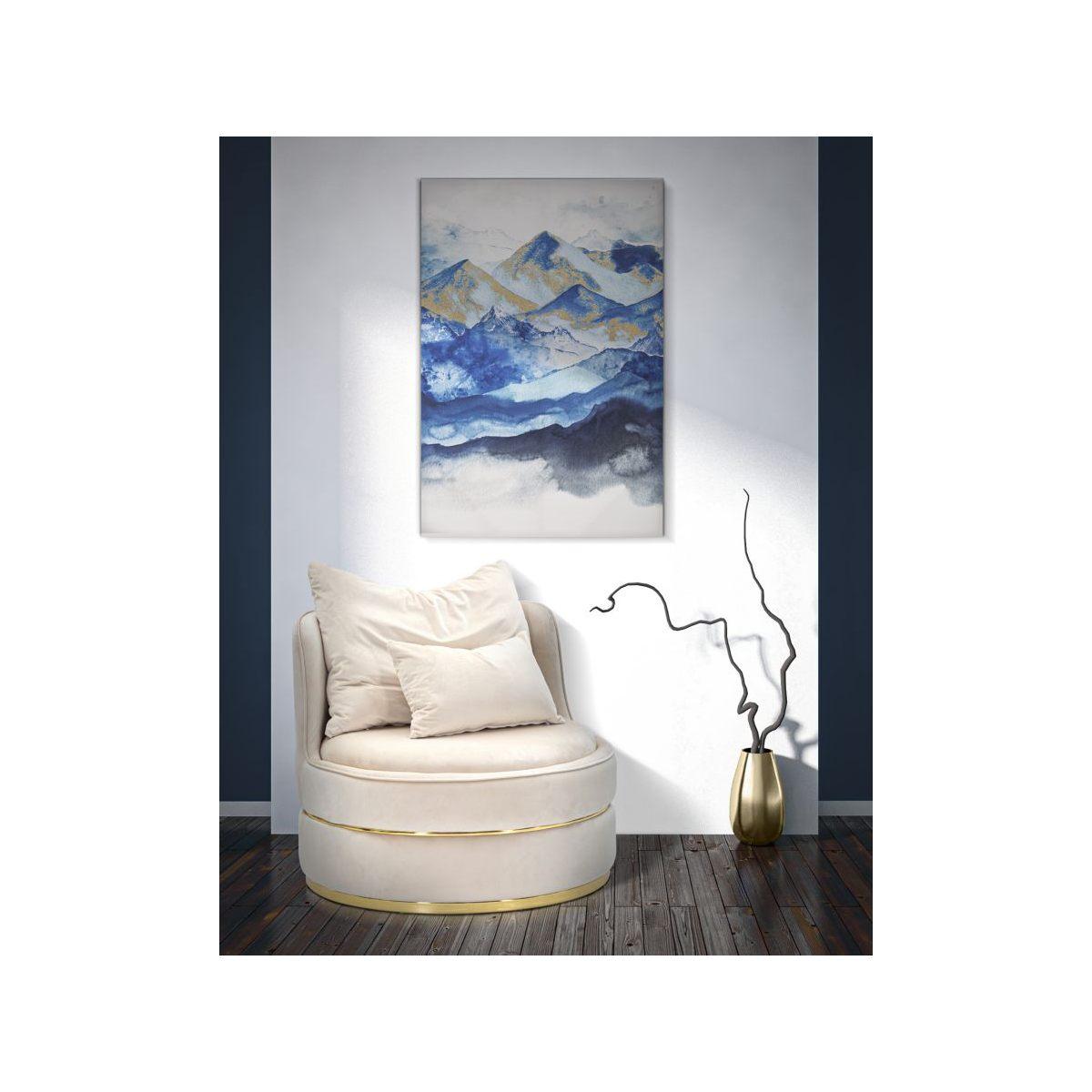 Quadro stampa dipinta mountain 80 x 3 x 120 cm