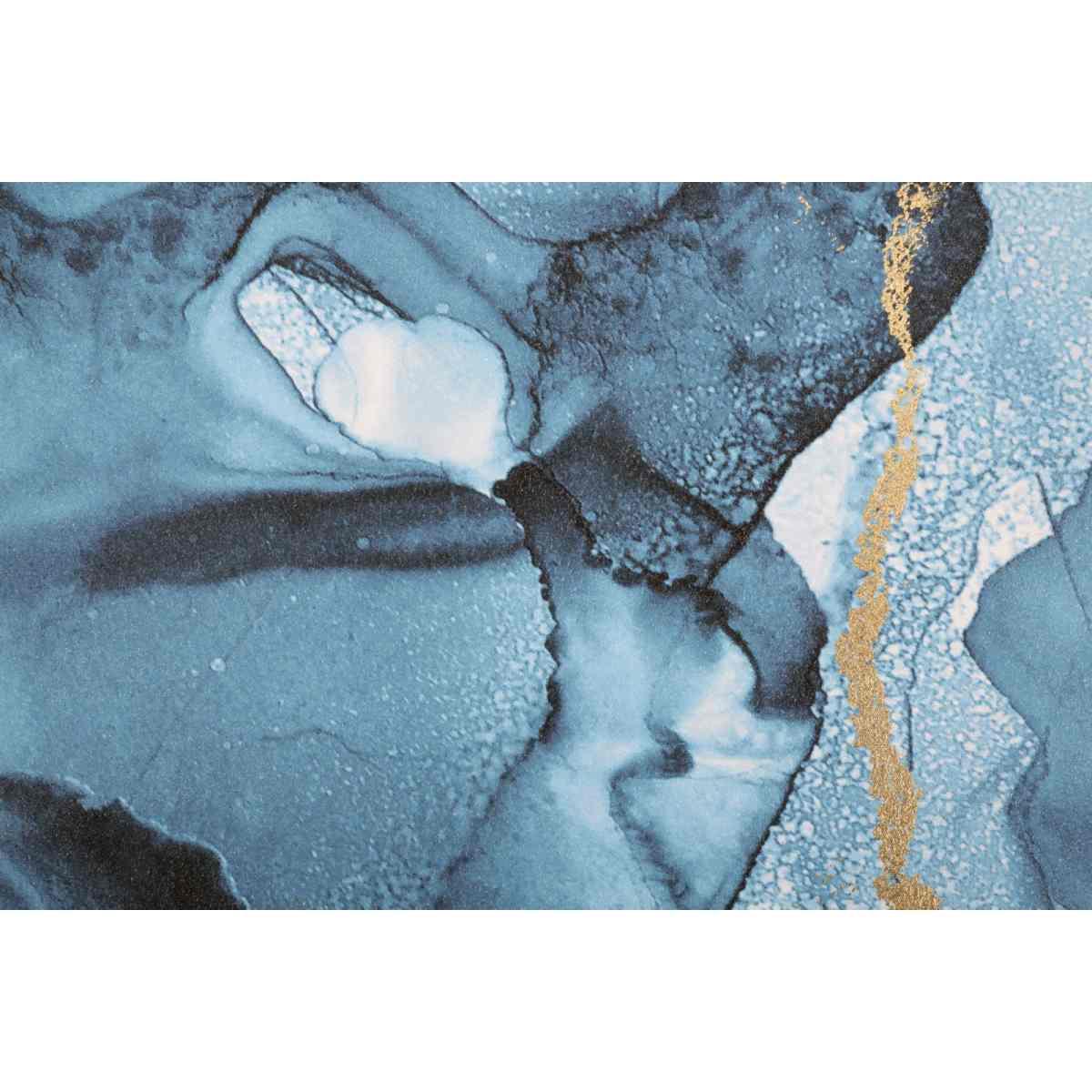 Quadro stampa dipinta blu rey 80 x 3 x 120 cm