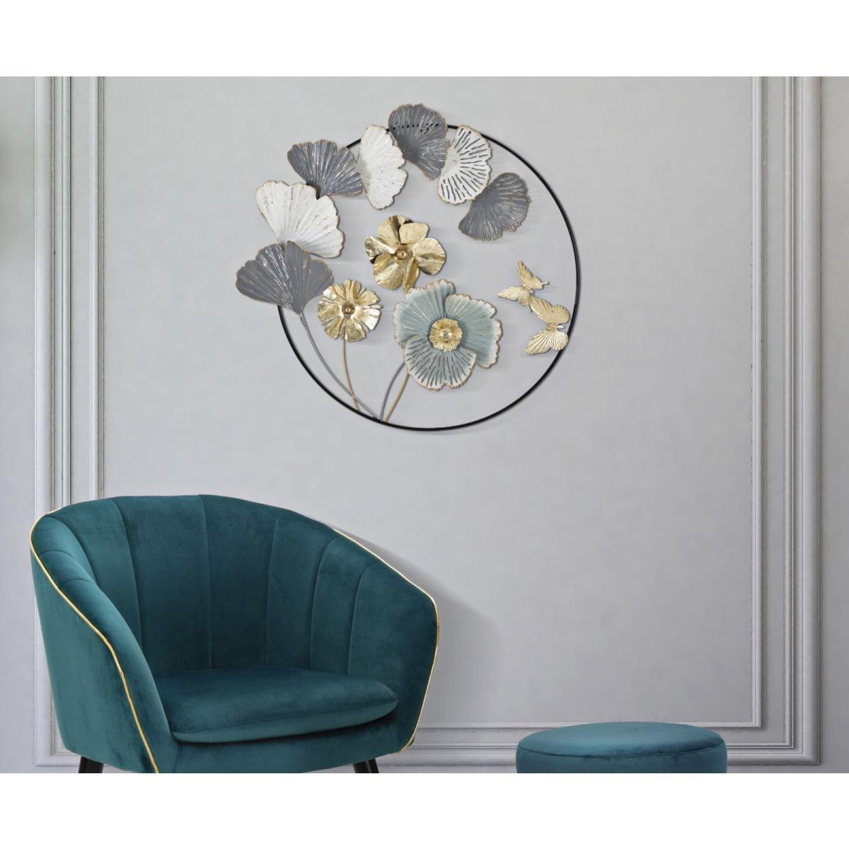 Quadro pannello in ferro campur round 78,5 x 5 x 74 cm